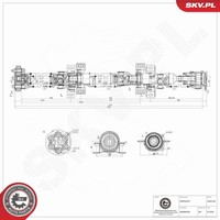 Esen SKV Antriebswelle 76SKV106 FüR Renault ScÉNic 1 GroßRaumlimousine JA0 Dci