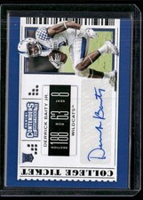 2019 Panini Contenders Draft Picks Collegiate #249 Derrick Baity Jr.