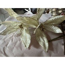 Christmas Holiday Faux Flowers Variety Berries Pinecones Some NWT Arrangement