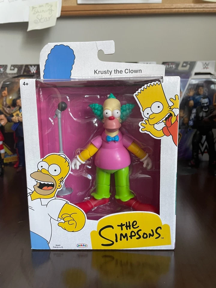 Juego de 4 figuras THE SIMPSONS Wave 4—HOMERO, MOE, KRUSTY, LISA—Jakks Pacific 5" Foto 3 de 4