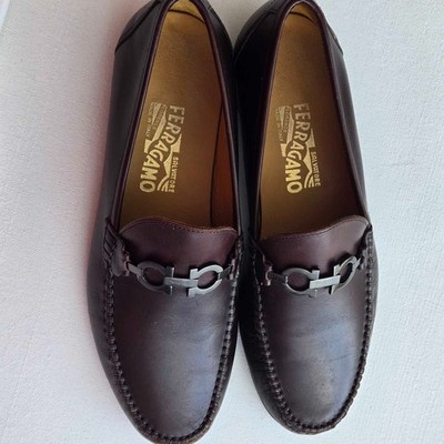 Loafer Salvatore Ferragamo David Gancini Bit Leather Loafers US 9 1/5