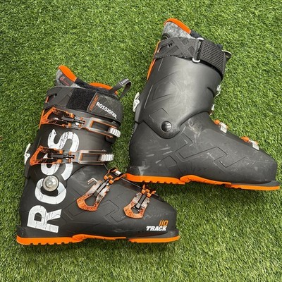 Rossignol Track 110 Ski Boots Mens Size Mondopoint 26.5 Black Orange 308mm