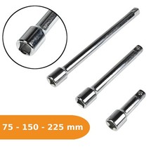 Steckschlüssel Verlängerung 1/2 Zoll Adapter Set 3tlg. 75 - 150 - 225 mm Ratsche
