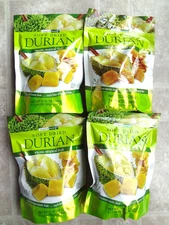 Tropical Fields Soft Dried Durian Thai Exotic Tropics Fruit 12.35 oz  (Lot of 4)