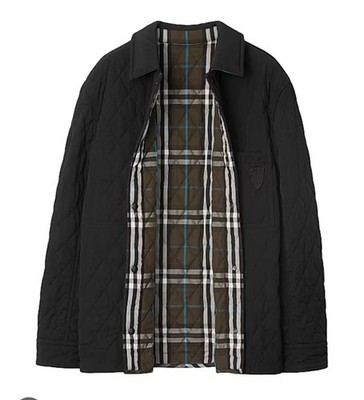 BURBERRY Herren Wende Stepp Überhemd/Jacke.XL(passt L).1090£.Schwarz