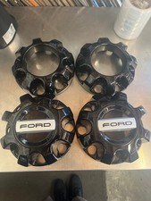 Oem Ford Gloss Black Center Caps Set Hc3c-1a096-gbe