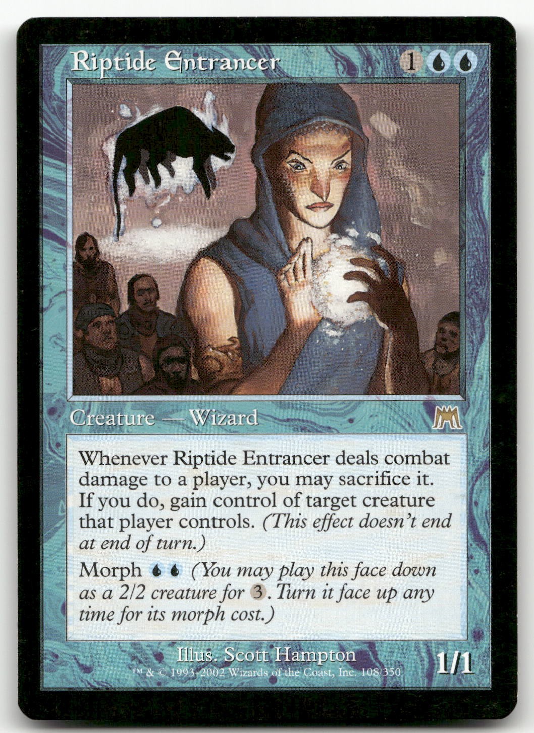 Riptide Entrancer #108 (NM) Onslaught ONS Magic MTG