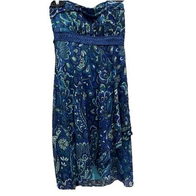 City Triangle Strapless, Mini Dress Lined Bra With Built-In Belt ￼