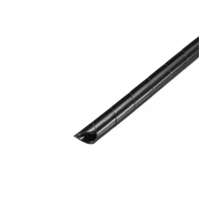 2.8mm Flexible Spiral Tube Cable Wire Wrap Manage Cord 22M Length Black,1PCS