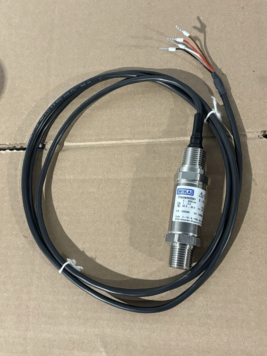 Pressure Transmiter Model E10 WIKA PN-4365360 0-5000Psi photo 1