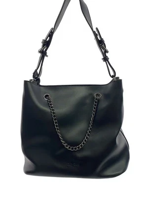 Folli Follie Tote Bag Leather Black Plain - Image 1 of 4