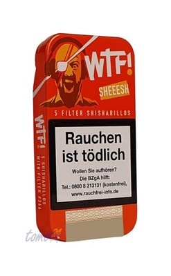 WTF Shisharillo Sheeesh  Zigarillos  10x 5 Stück / 2,10 