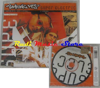 CD Singolo BOMFUNK MC'S Super electric SIGILLATO 2001 austria NO mc lp dvd (S34)