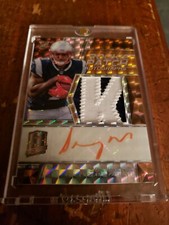 2019 Panini Spectra RPA SONY MICHEL NEON ORANGE AUTO 2/5 SSP 