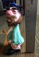 Vintage Kreiss Beatnik Ceramic Figure Large size 11+ inches WOW