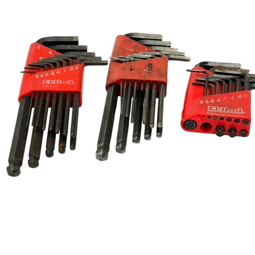 38 Pcs Eklind 22 L Key Ball End Hex Key Set Range 0.05 in to 3/8 in, Made in USA - Picture 4 of 4
