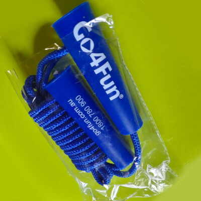 3 X Jive Skipping Jump Rope * Blue * Lightweight, Portable & Effective ...