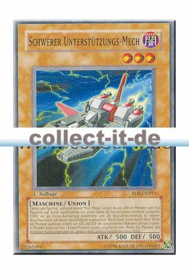 Yugioh RDS-DE011 Schwerer Unterstützungs-Mech - 1. Auflage