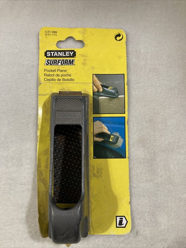 Stanley Tools NOS (New Old Stock) 21-399 Surform Pocket Plane, Rare ENGLAND Made