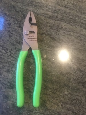 #ad #ad Snap On 47acf 8quot; talon grip combination slip joint pliers green new $66.45