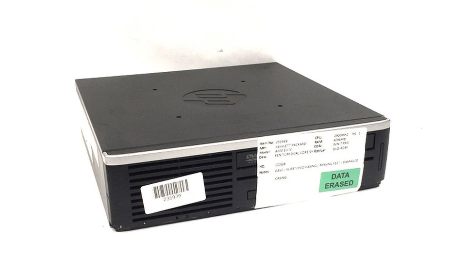 HP Elite 8200 USDT Intel 2Cores G620 2.6GHz 120Gb SSD HDD/4-16GB DDR3/Win7/11 - Image 3 of 4