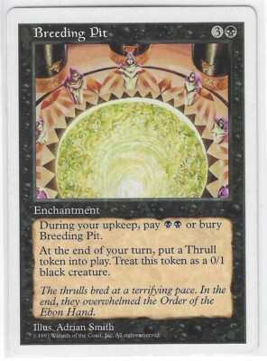Magic The Gathering MTG - Breeding Pit - 5th Edition Uncommon Card #148