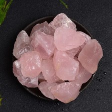 Raw Rough Rose Quartz Chunks Healing Crystal Rocks Specimens for DIY Gifts 1PCS