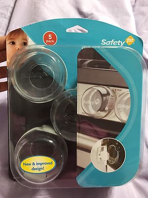 Safety 1st Clear View Stove Knob Covers, 5 Count, New