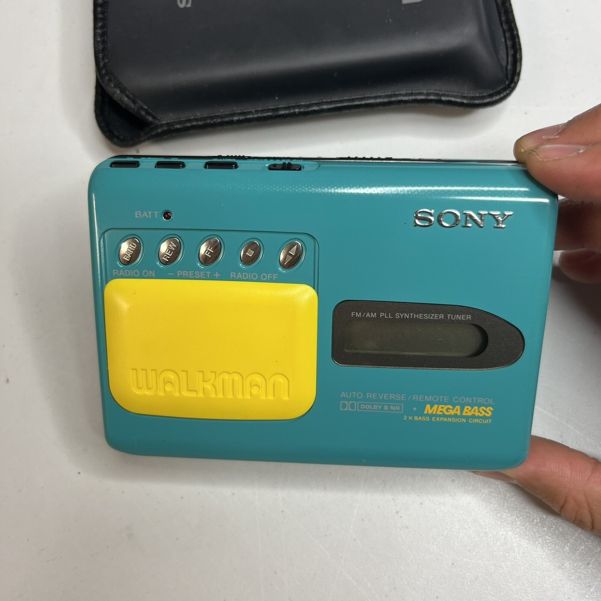 Rare Sony Walkman WM-FX55 Blue Portable Cassette Player