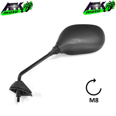 VISYYAI per Yamaha Tricity 125 Tricity 155 Tricity 300 Specchietto Retrovisore Moto Blu Specchietti Laterali Antiriflesso Specchietto Retrovisore in Alluminio CNC con Logo 10MM 8MM Regolabile