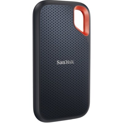SanDisk 4TB Extreme Portable SSD V2 (Black) Up to 1050 MB/s 256