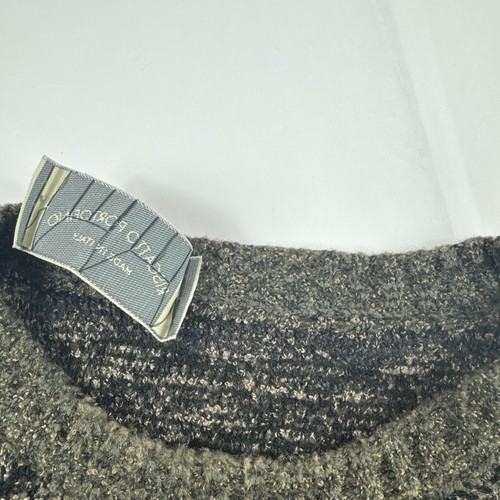 Vtg Riscatto Portofino Sweater Mens XL Cosby Geometric Wool Blend Y2K Italy Made - Picture 5 of 7