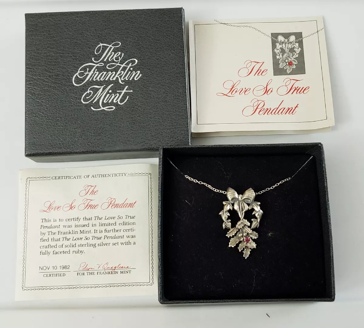 Franklin mint best sale jewelry