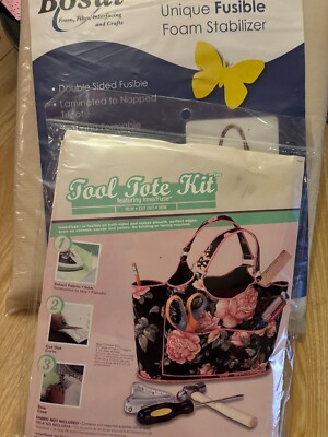 Prym-Dritz Tool Tote Kit & In-R-Form Unique Fusible Foam Stabilizer 36''X58'' NEW