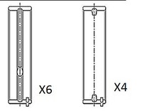 FAI AutoParts BM1044-STD Crankshaft Bearings For ARO Audi Seat Skoda VW