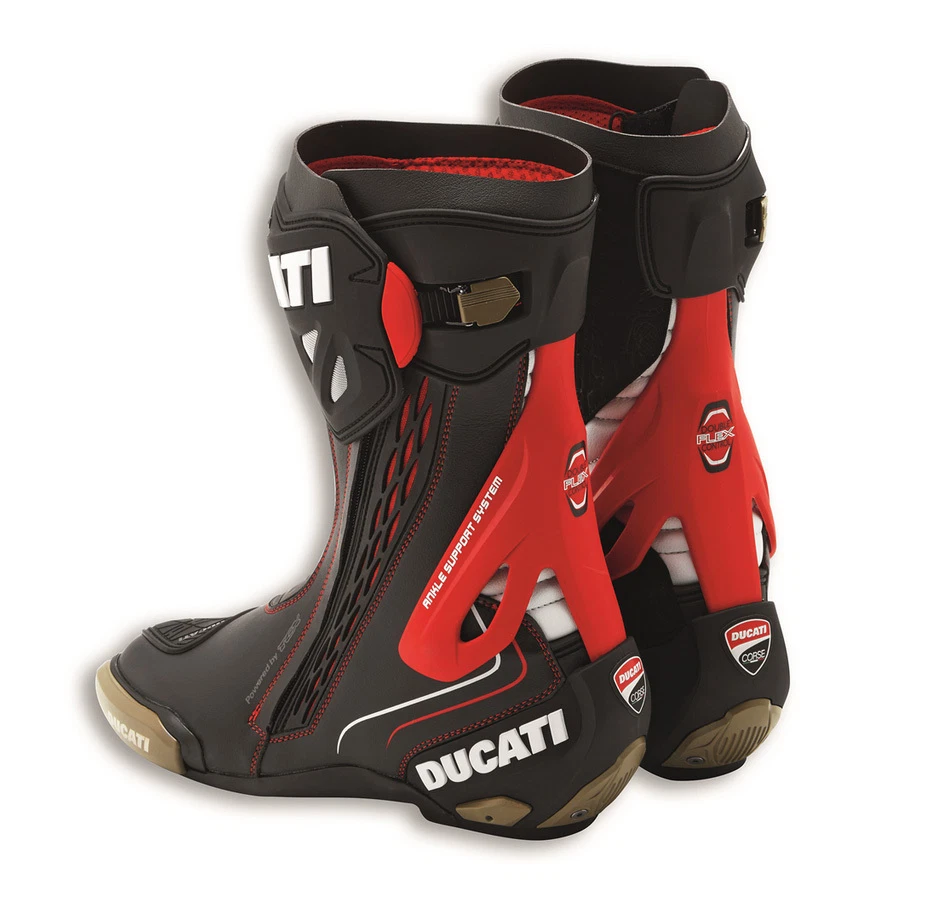 Ducati TCX Corse C3 Racing Boots Shoes Black New