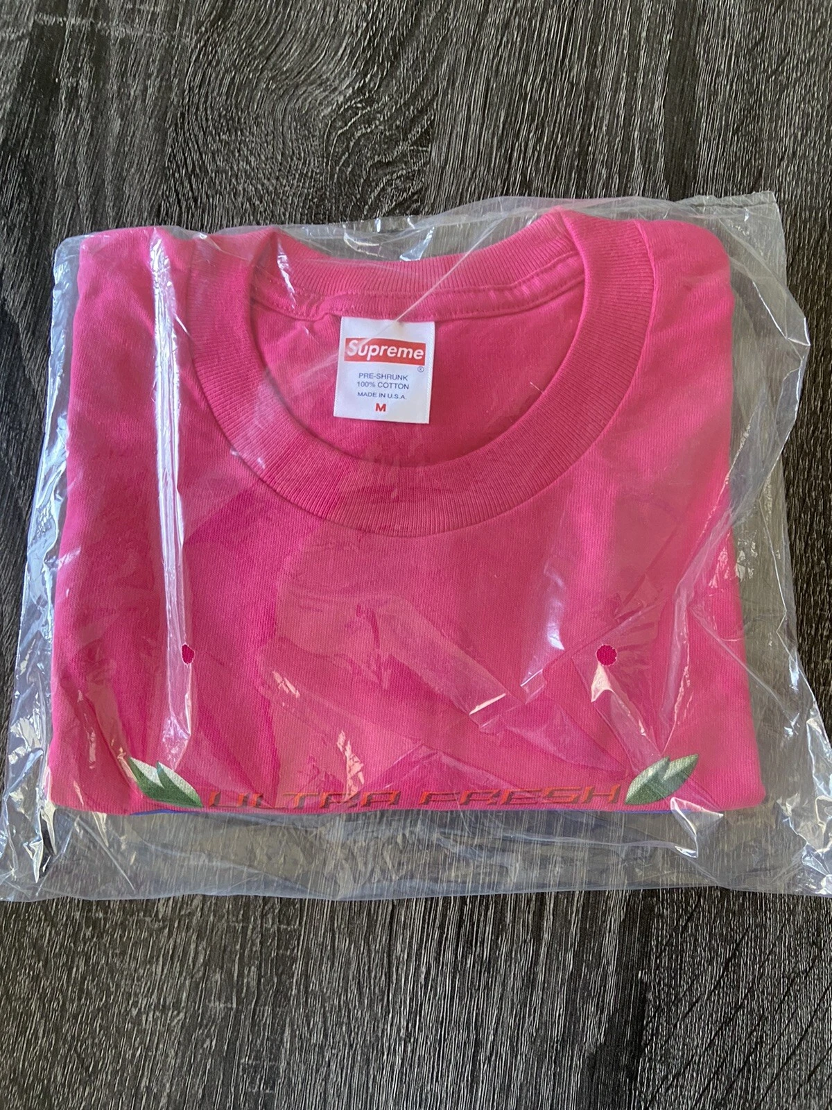TEE SHIRT SUPRÊME ULTRA FRAIS ROSE / TAILLE MEDIUM FW20 SEMAINE 7 (EN MAIN) AUTHENTIQUE / NEUF