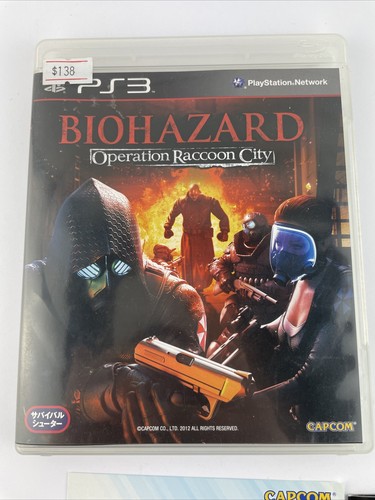 PS3 Resident Evil: Operation Raccoon City JAPANESE RARE IMPORT VERSION! LIKE NEW - Picture 2 of 4