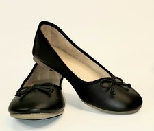 CAT JACK SLIP-ON BLACK BALLET FLATS SIZE 5