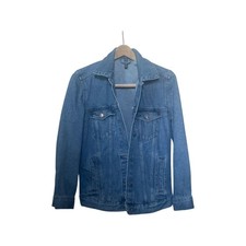 H&m Divided Classic Jean Jacket Blue Women’s Size 0.