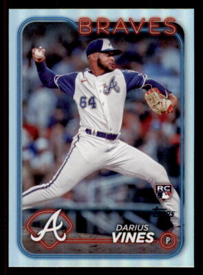 2024 Topps Rainbow Foil #493 Darius Vines Atlanta Braves RC