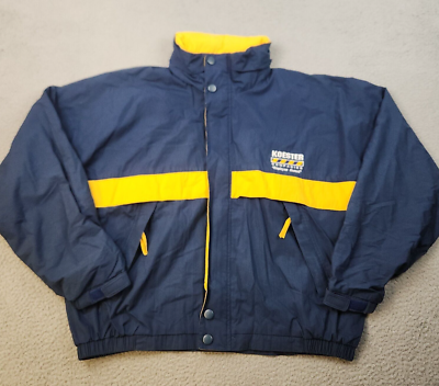 Vtg 90's Dunbrooke Jacket Mens Extra Large Blue Full Zip Hidden