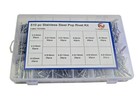 <!--F#f_0-->510 pc 304 Stainless Steel Pop Rivet 6 mm to 25 mm stalk size grab kit assortmen<!--F/-->