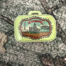VINTAGE US CAPITAL WASHINGTON DC CERAMIC SUITCASE PIGGY BANK JAPAN