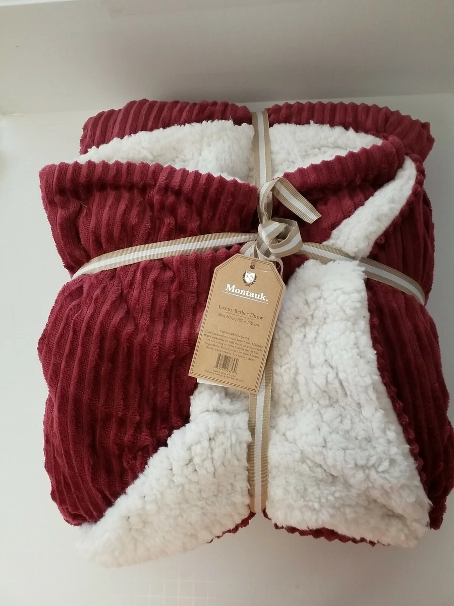 Montauk Luxury Berber Throw 50x60in 127 X 152cm