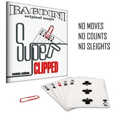 SUPER CLIPPED BY COSMO SOLANO - BAGDINI ORIGINAL CARD MAGIC - NEW