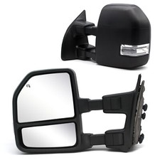 Towing Mirrors For 1999-2016 Ford F250 F350 F450 Super Duty Manual Trailer Lh Rh