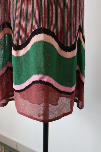 MISSONI VESTITO DONNA TG. 42 DRESS WOMAN MADE IN ITALY CASUAL VINTAGE COTONE - Photo 3 sur 7