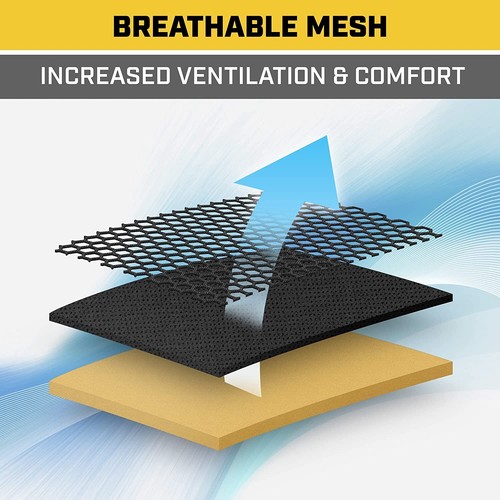Cat® MeshFlex Automotive Seat Covers for Cars Trucks and SUVs (Set of 2) -BLACK - Picture 9 of 9
