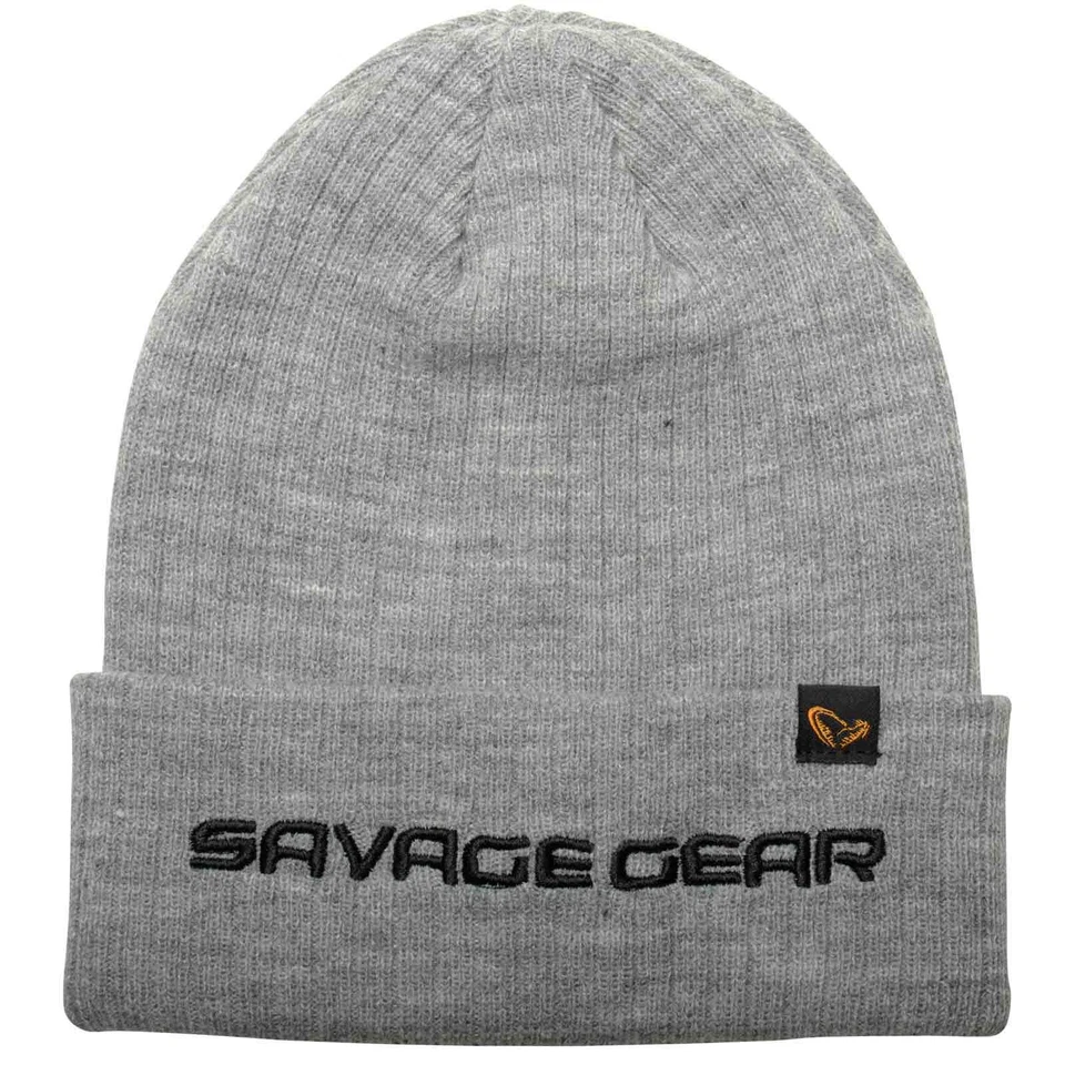 Savage Gear FOLD-UP BEANIE Grey Melange Mütze - Bild 1 von 1